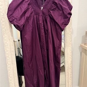 NWT Purple Puff Sleeve Dress xl